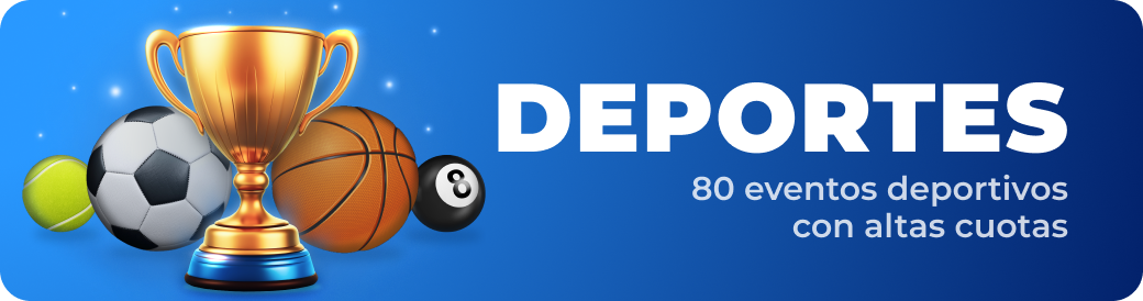 80 Eventos  deportivos con altas cuotas