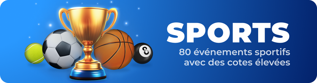 80 événements sportifs avec des cotes élevées
